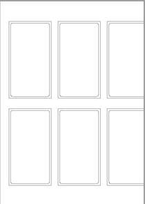 Самоклеящаяся этикетка TF 6M2/P