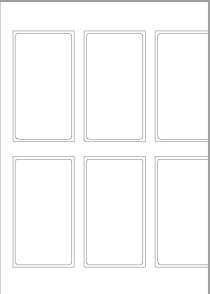 Самоклеящаяся этикетка TF 6M2/P